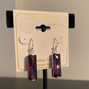 Purple Nickel-Free Earrings